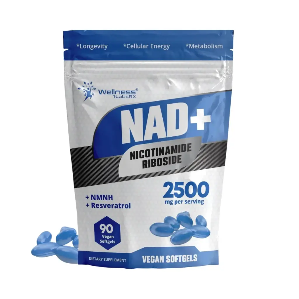 Nad Nicotinamida Riboside Resveratrol Liposomal 2500 Mg 90 Sofgels Wellness