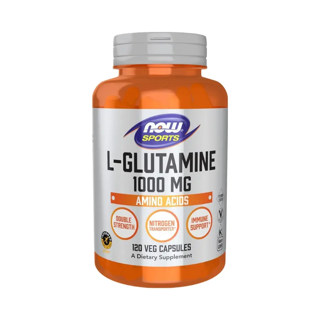 L Glutamina 1000 Mg 120 Capsulas Now Sports