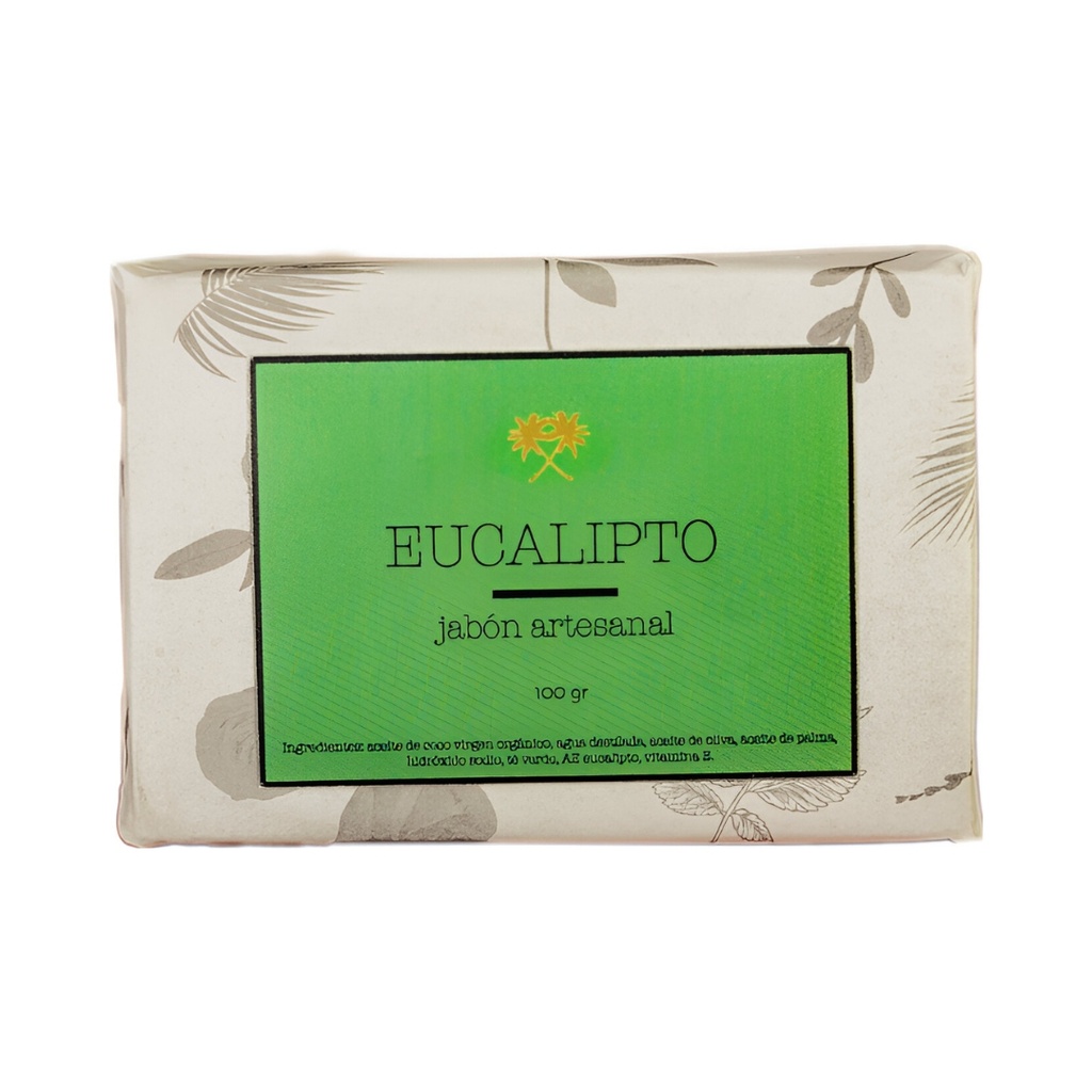 Jabon De Eucalipto Y Te Verde 100 Gr Peruvian Health