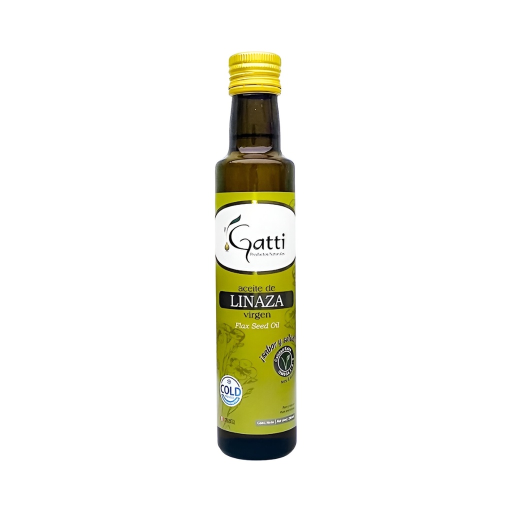 Aceite De Linaza Virgen 250 Ml Gatti