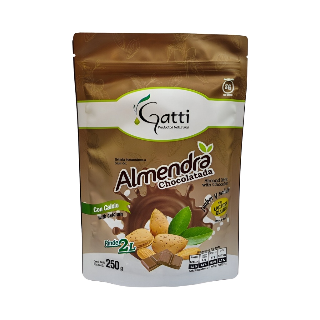 Bebida Instantanea De Almendra Chocolatada 250 Gr Gatti