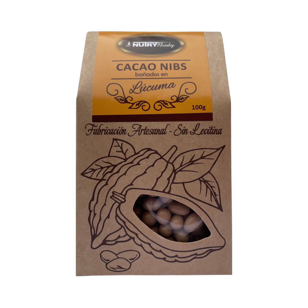 Nibs De Cacao Bañados Con Lucuma 100 Gr Nutrybody