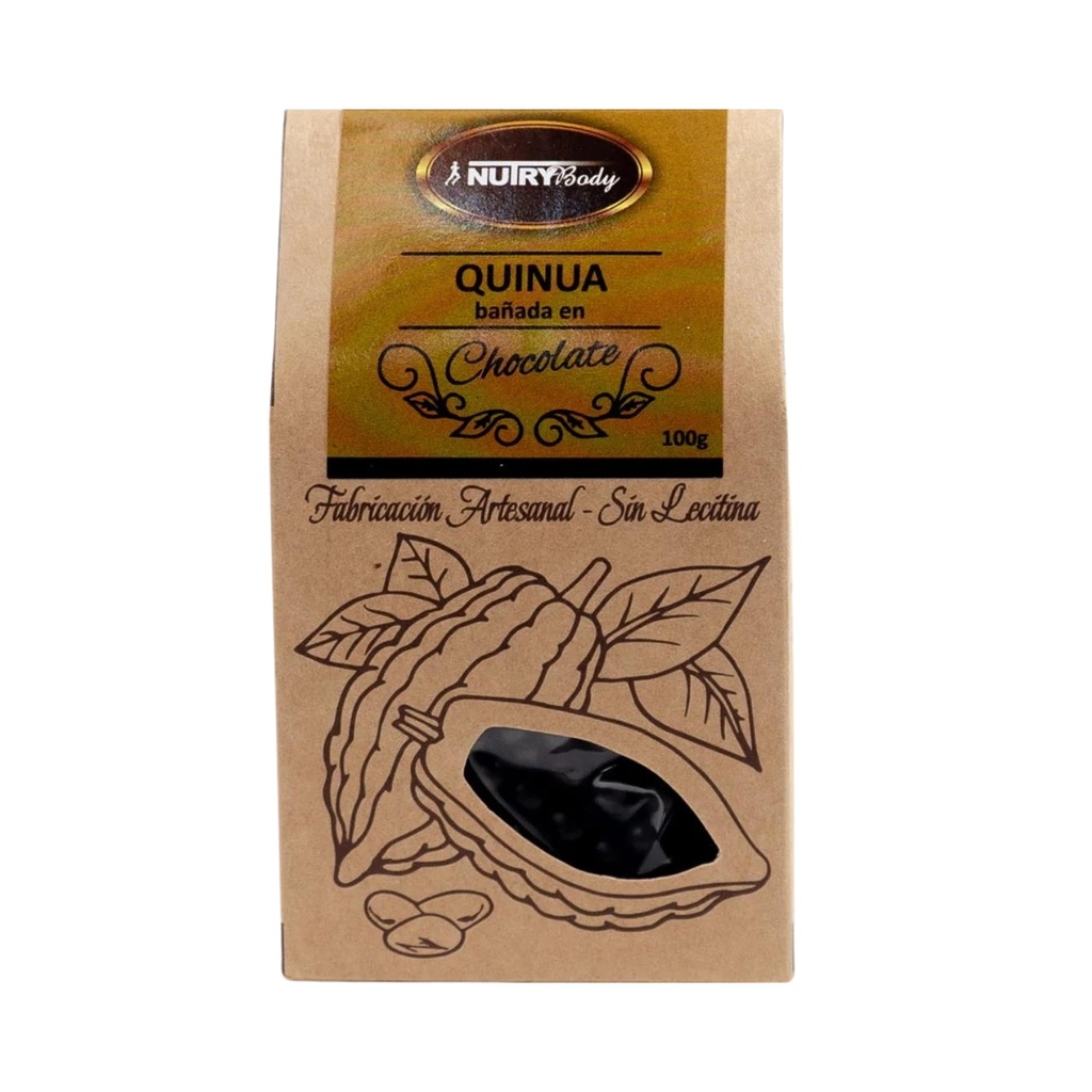 Quinua Bañada En Chocolate 100 Gr Nutrybody