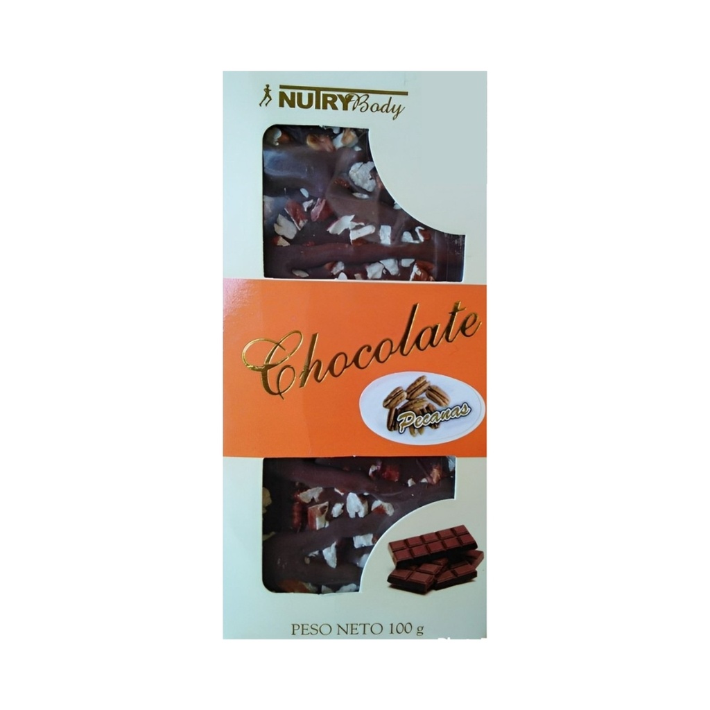 Chocolate Con Pecanas 100 Gr Nutrybody