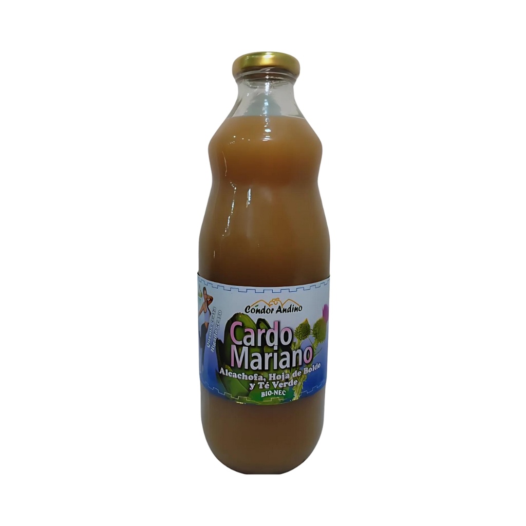 Concentrado De Alcachofa Cardo Mariano Boldo Te Verde 1 Lt Condor Andino
