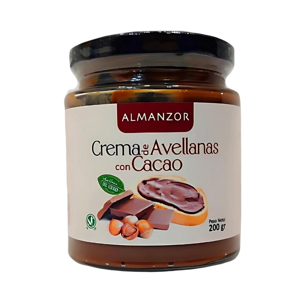 Crema De Avellanas Con Cacao 200 Gr Almanzor