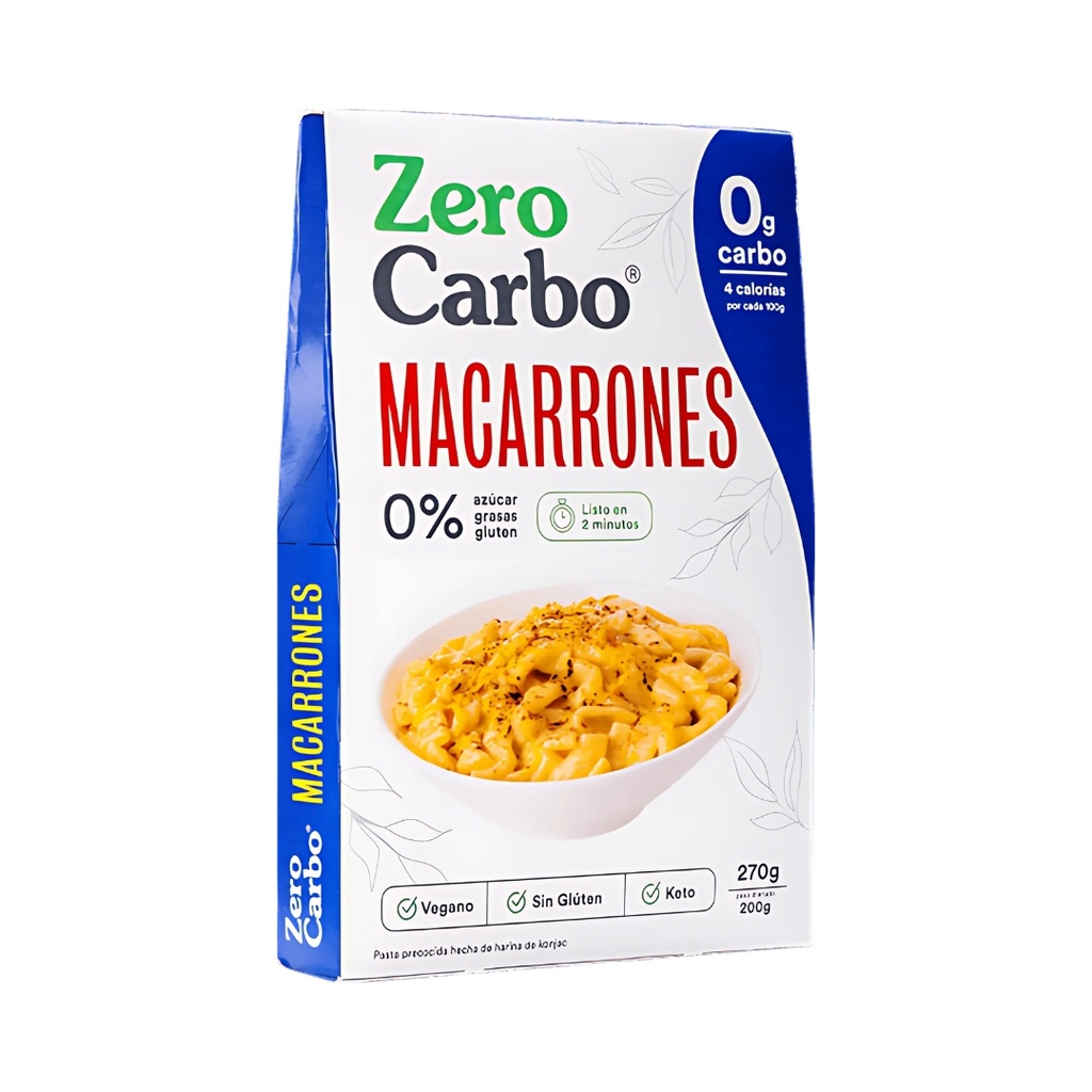 Macarrones 270 Gr Zero Carbo
