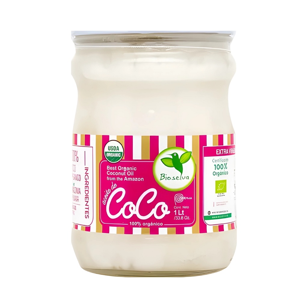 Aceite De Coco 1 Lt Bioselva