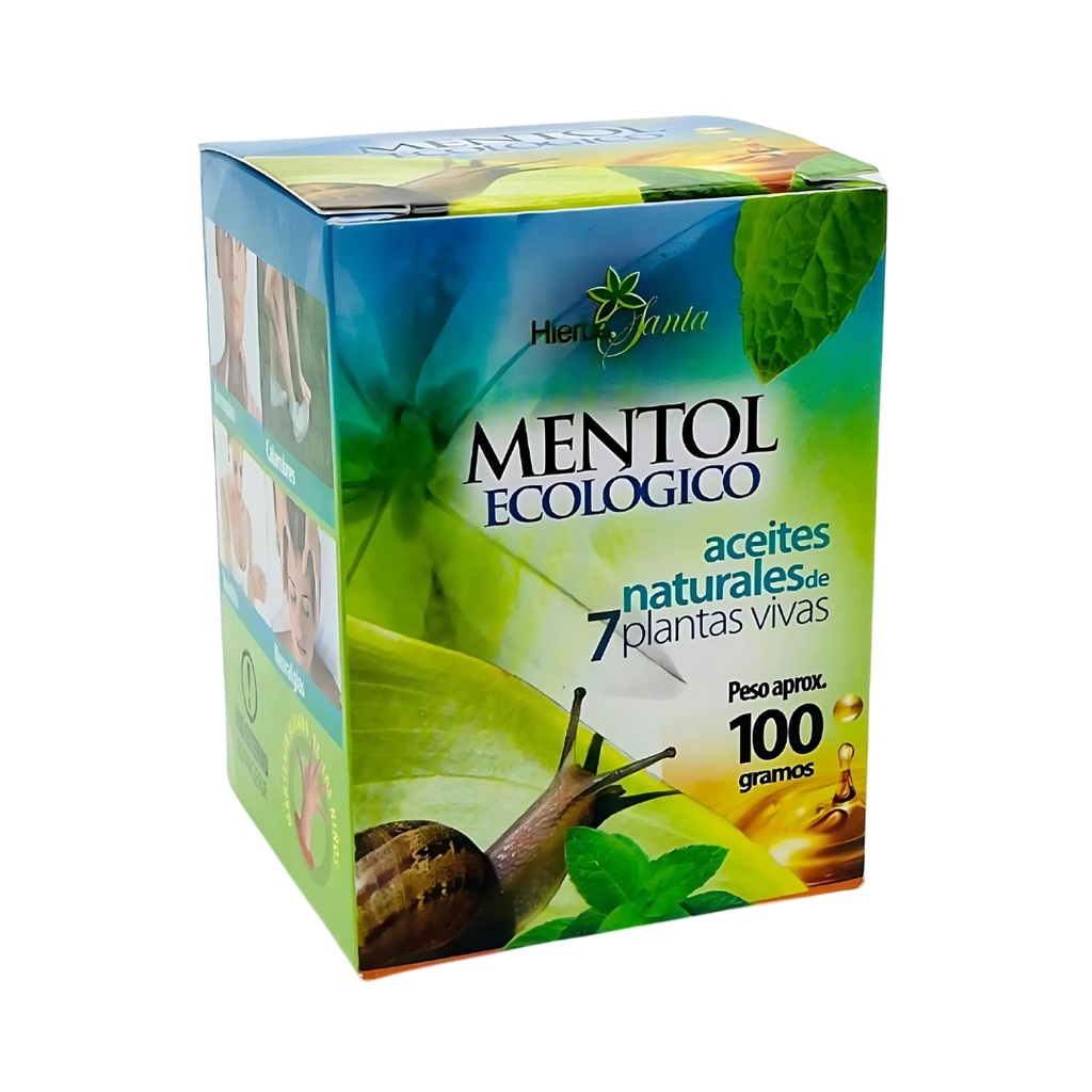 Unguento Mentol Ecologico 100 Gr Hierba Santa
