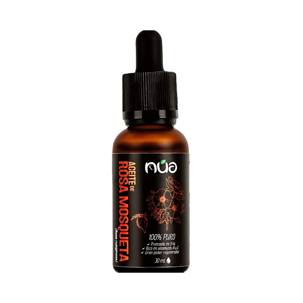 Aceite De Rosa Mosqueta 100% Puro 30 Ml Nua