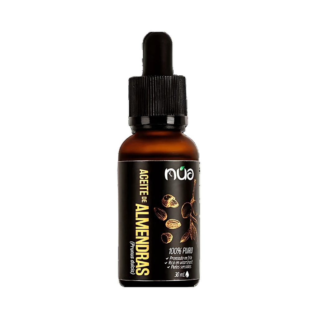 Aceite De Almendras 100% Puro 30 Ml Nua