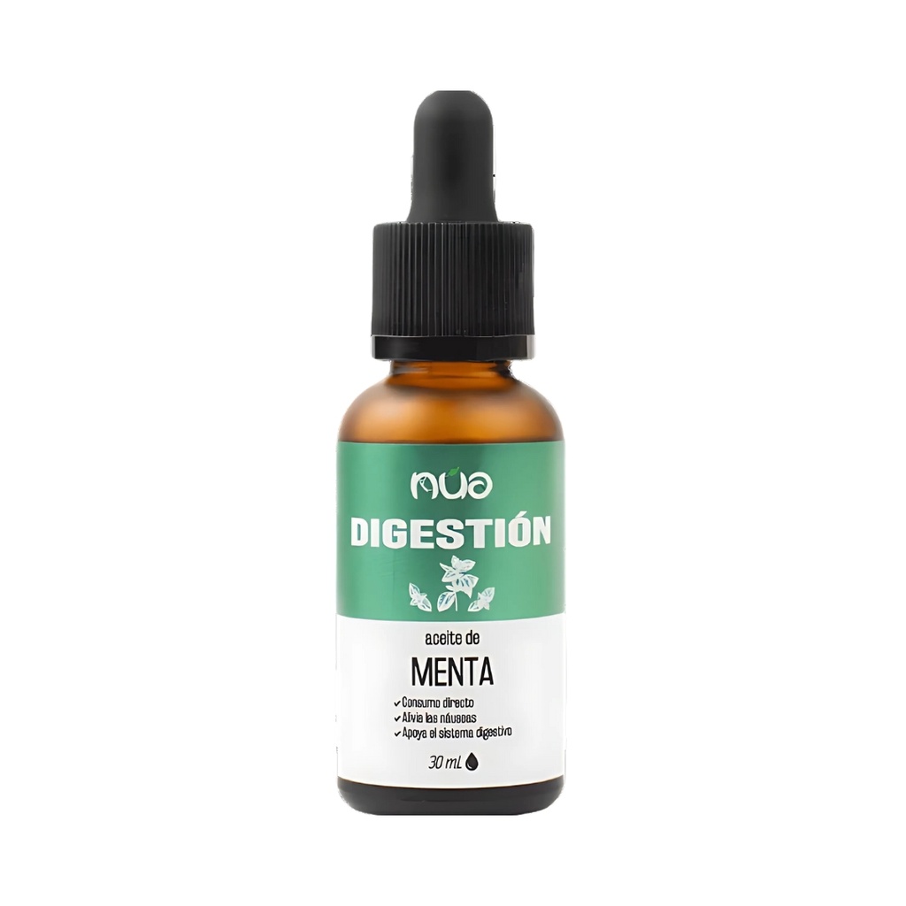 Aceite De Menta Comestible Digestion 30 Ml Nua