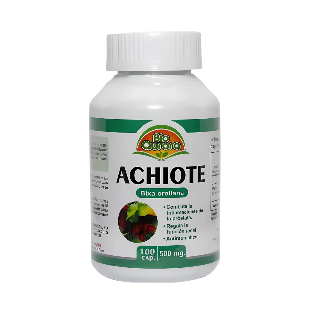 Achiote 100 Capsulas Bio Aurora