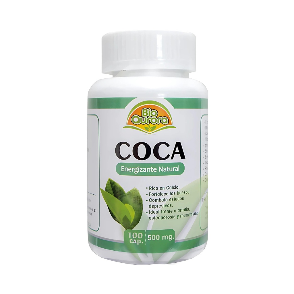 Coca 100 Capsulas Bio Aurora