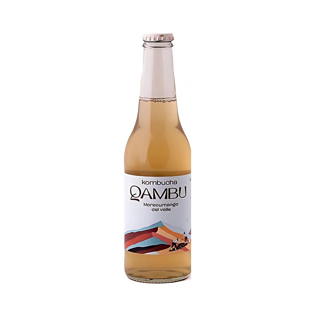 Kombucha Maracuya Y Mango 350 Ml Qambu