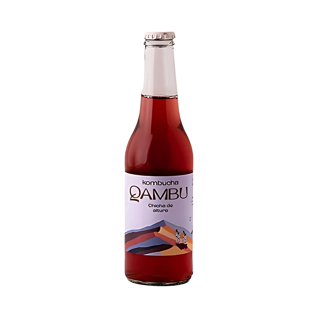 Kombucha Chicha Morada 350 Ml Qambu