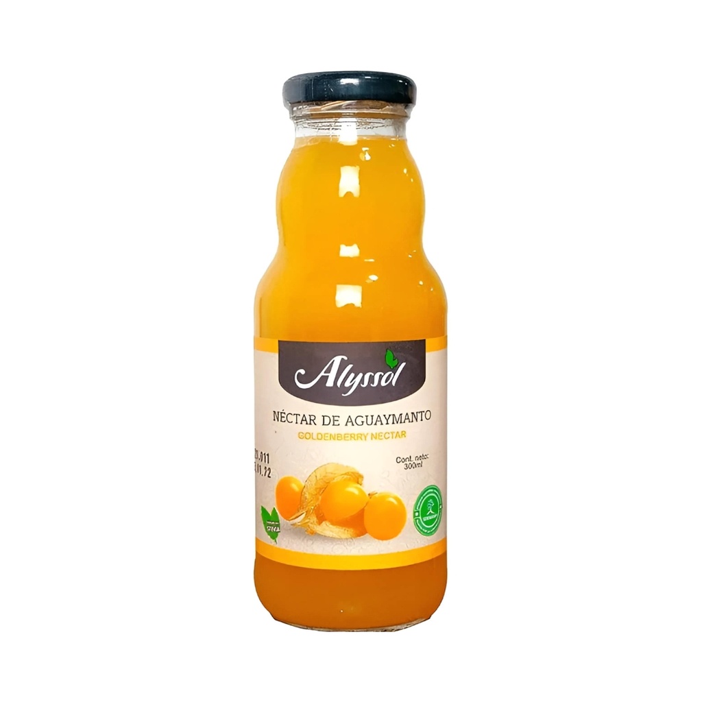 Nectar De Aguaymanto Stevia 300 Ml Alyssol