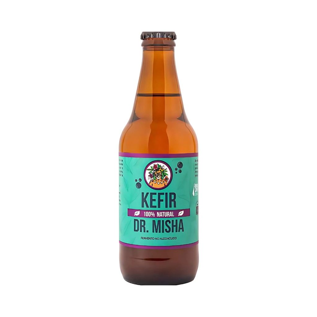 Kefir De Agua De Manzana 330 Ml Misha Rastrera