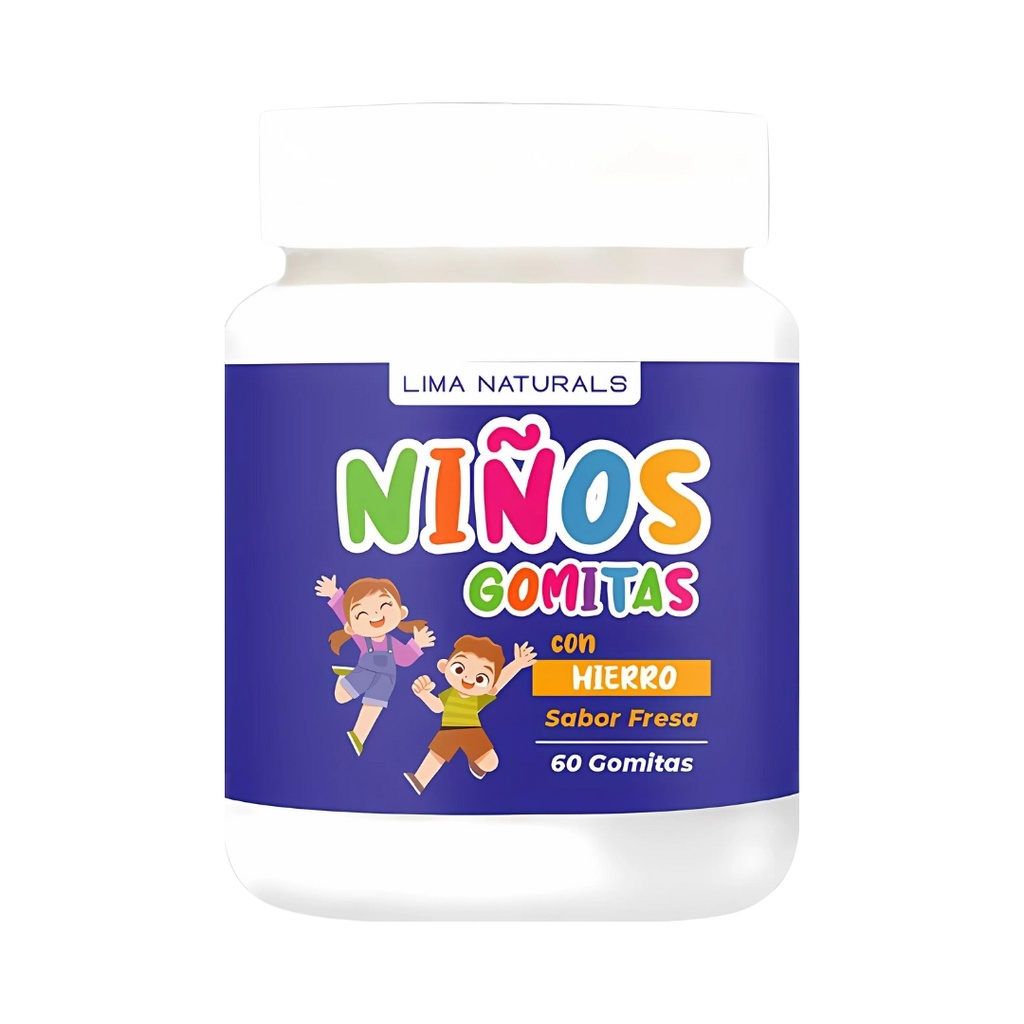 Gomitas Con Hierro 60 Und Lima Naturals