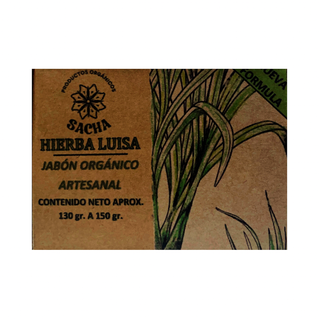 Jabon Organico Artesanal Hierba Luisa 130 Gr Sacha