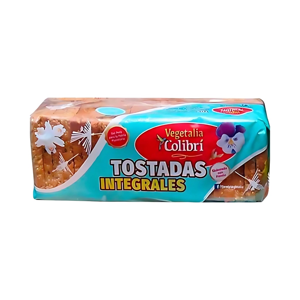 Tostadas Integrales Con Semillas De Girasol 27 Und Vegetalia Colibri