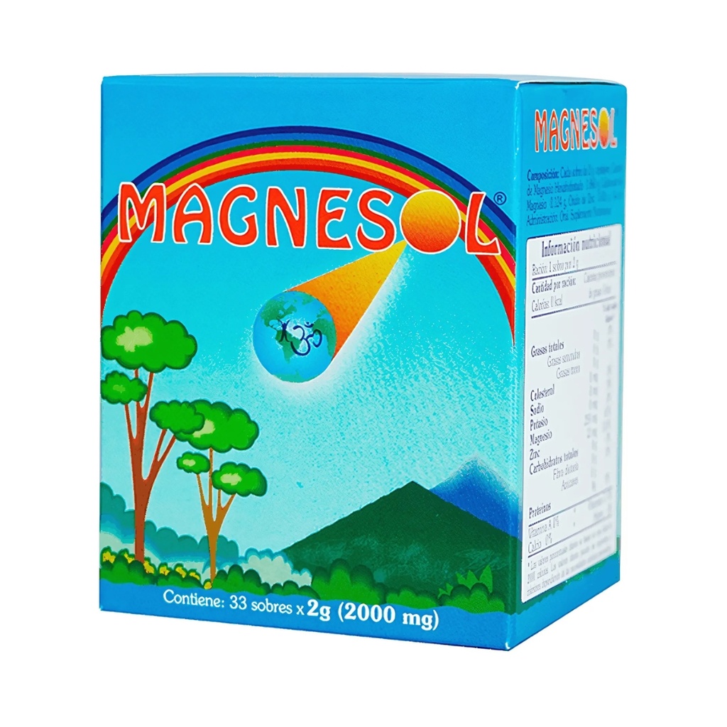 Magnesol Efervescente 33 Sobres 2Gr Magnesol