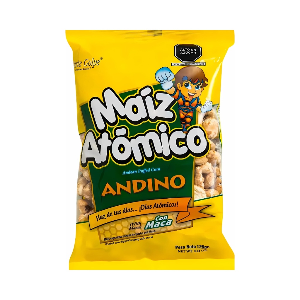 Maiz Atomico Andino 125 Gr Forte Golpe