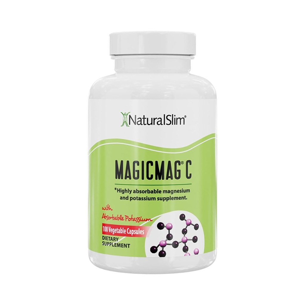 Magicmag C Citrato De Magnesio Y Potasio 100 Capsulas Natural Slim