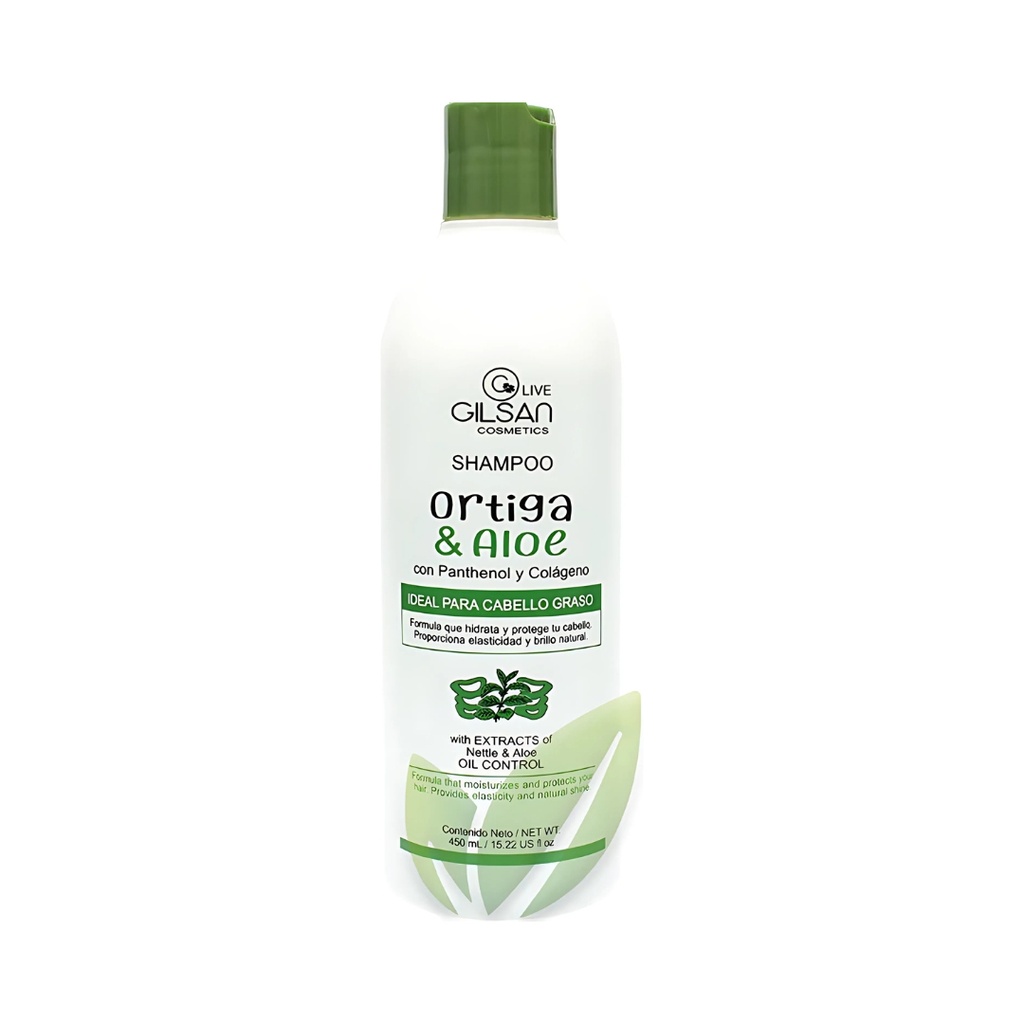 Shampoo Ortiga Y Aloe 450 Ml Gilsan Nature