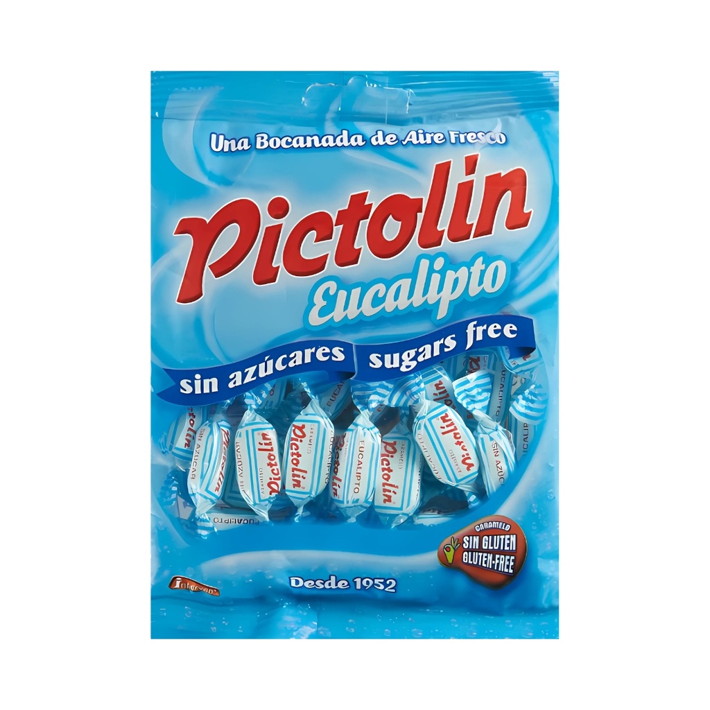 Caramelo Eucalipto Clasico Sin Azucar 65 Gr Pictolin