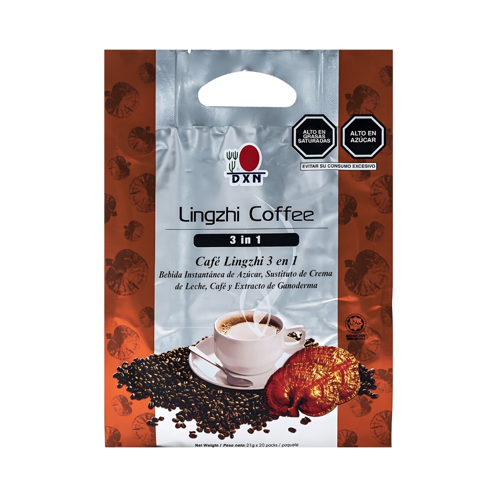 Lingzhi Coffe 3 En 1 Dxn X Und