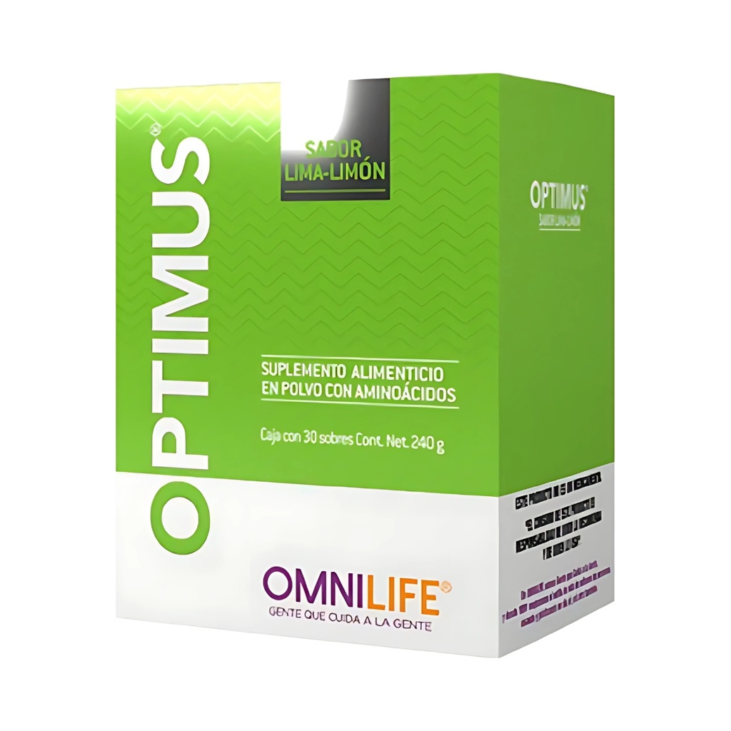 Optimus Lima Limon Caja 30 Sobres Omnilife