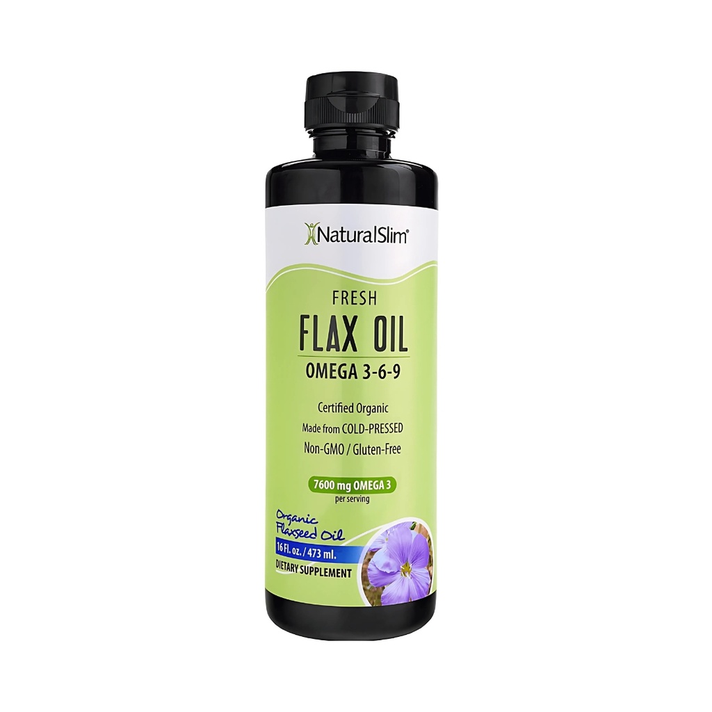 Flax Oil Aceite De Lino 473 Ml Natural Slim