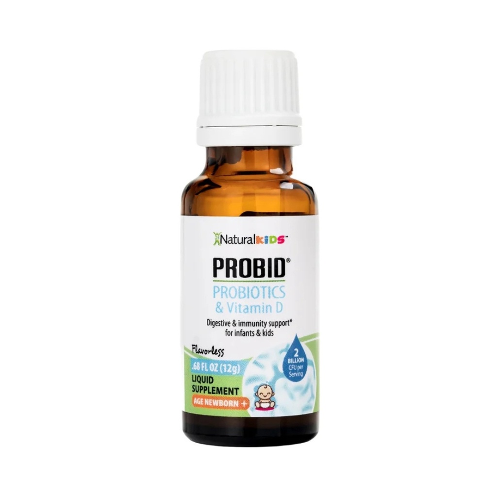 Probid Probioticos Y Vitamina D para Bebes y Niños 12 Gr Natural Slim