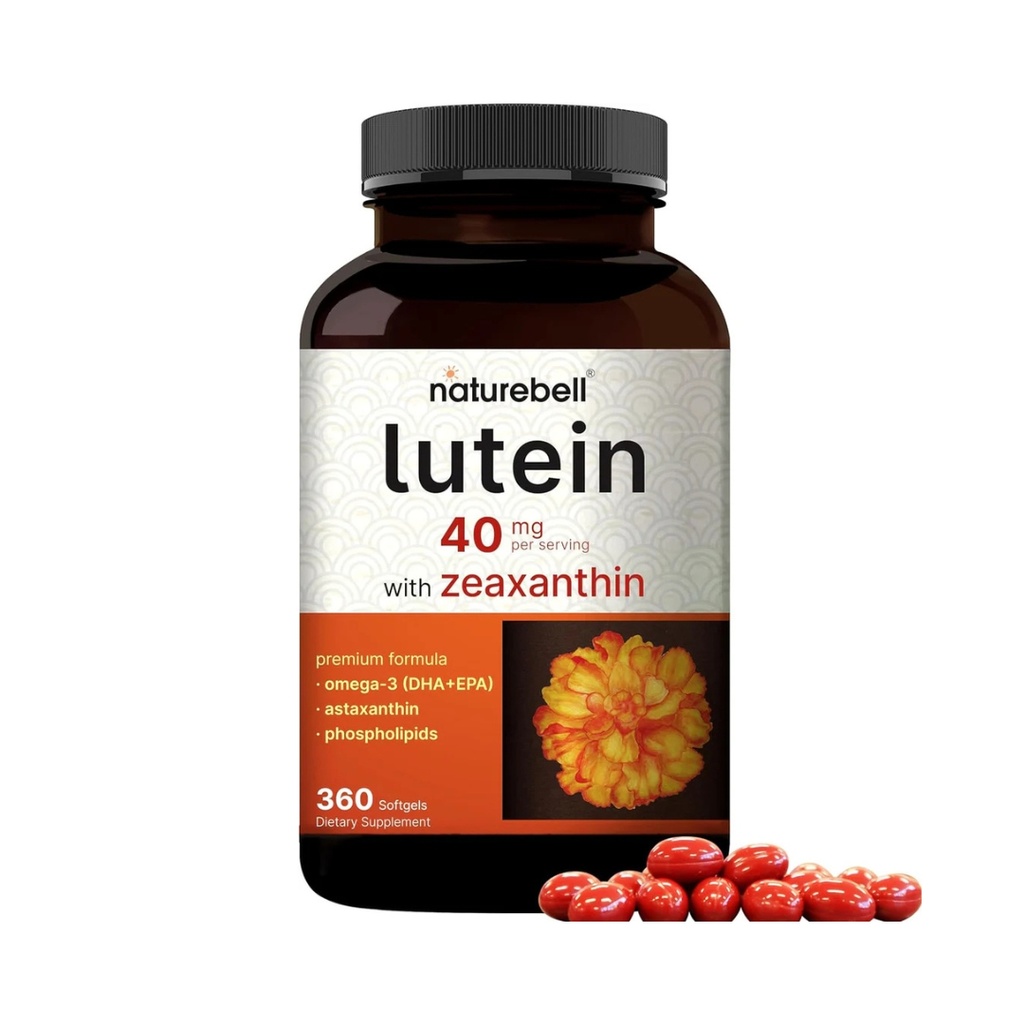 Luteina 40 Mg Con Zeaxanthina 360 Softgels Naturebell