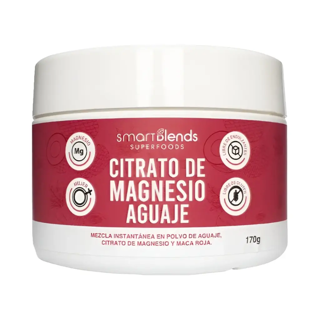 Citrato De Magnesio Con Aguaje 170 Gr Smart Blends