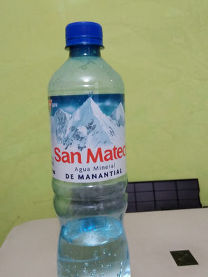 Agua Mineral Con Gas 600 Ml San Mateo
