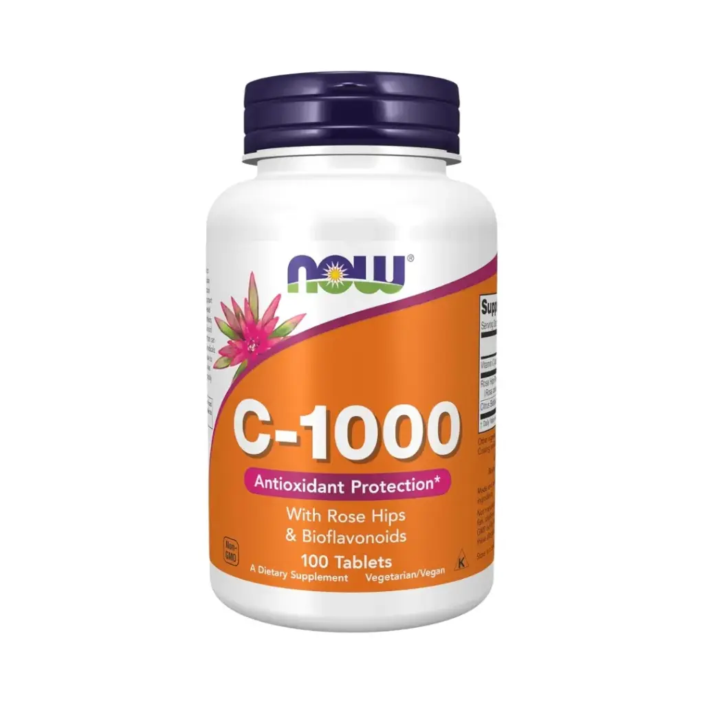 Vitamina C 1000 Con Bioflavonoides 100 Capsulas Now 