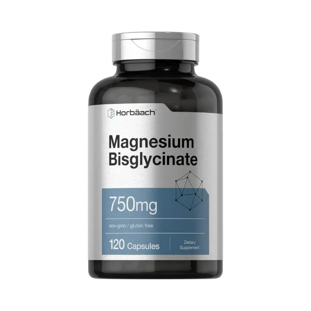 Bisglicinato De Magnesio 750 Mg 120 Capsulas Horbaach