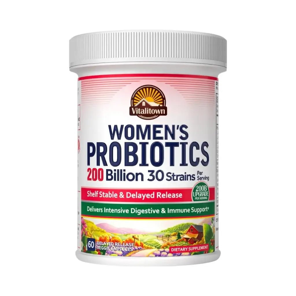 Probioticos Womens 200 Billones Cfus  30 Cepas 60 Capsulas Vitalitown